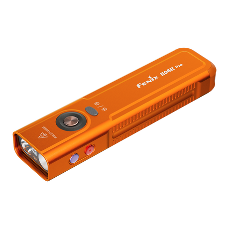 Fenix E06R Pro 1600 Lumen USB-C Rechargeable EDC Flashlight with UV Light and Red Laser