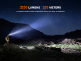 Fenix HM65R V2.0 2200 Lumen Multiple Light Source USB-C Rechargeable Headlamp