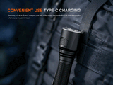 Fenix TK22R Pro 4200 Lumen Tactical Rechargeable Flashlight