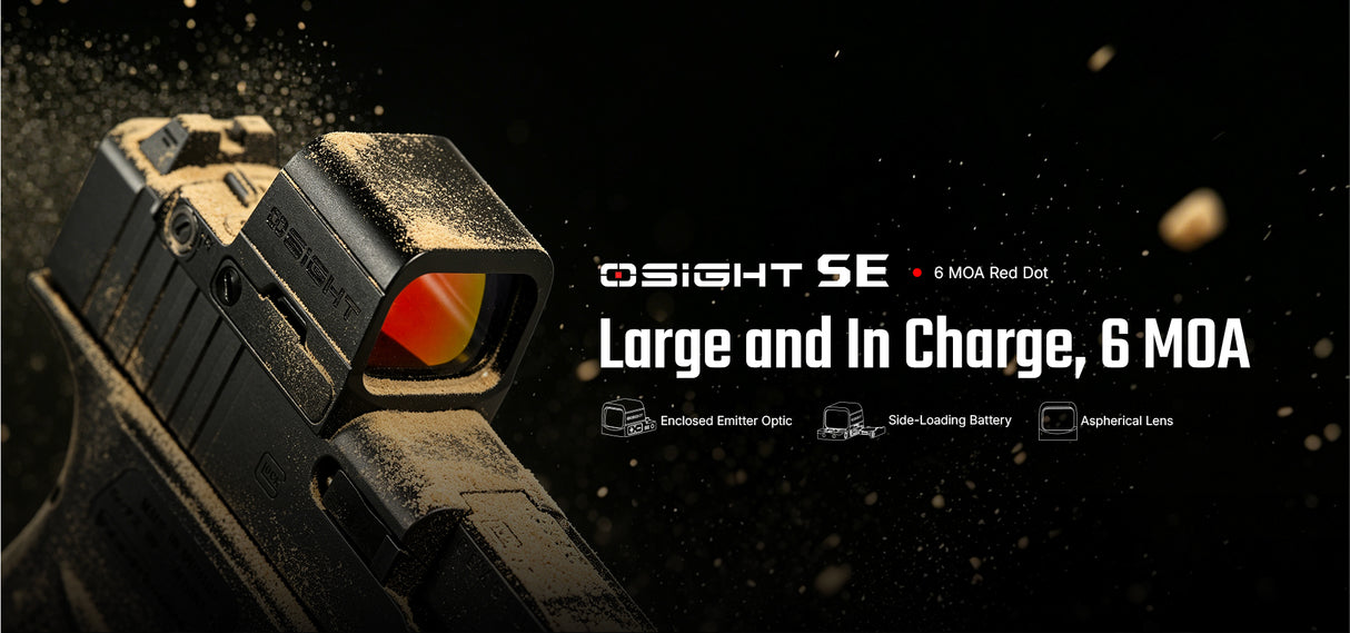 Osight SE 6 MOA Dot Sight with Enclosed Optic