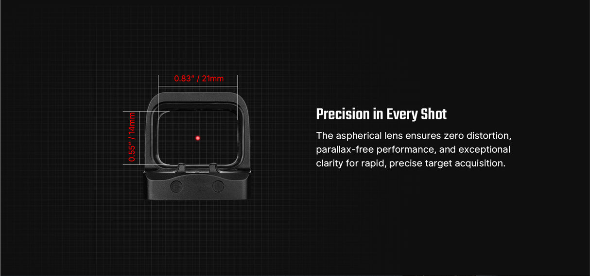 Osight SE 6 MOA Dot Sight with Enclosed Optic