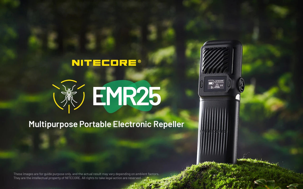 Nitecore EMR25 3-in-1 Multipurpose Ultrasonic Rechargeable Mosquito Repeller