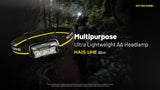 Nitecore HA15 UHE 1x AA Lightweight Headlamp