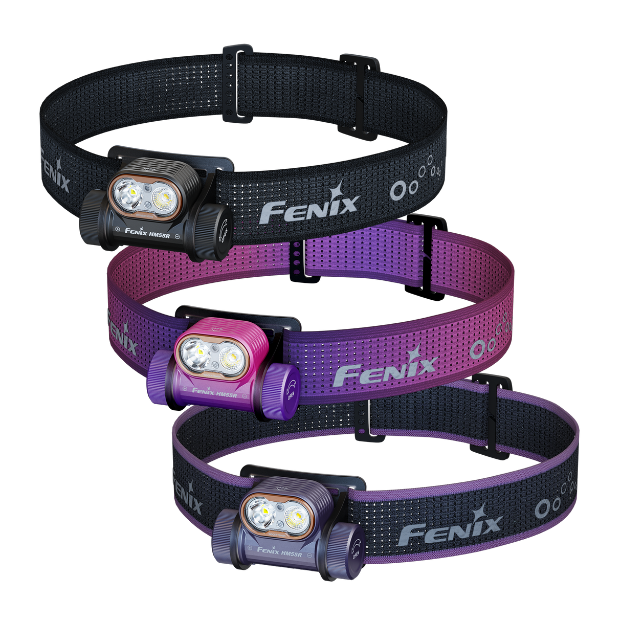 Fenix HM55R 1200 Lumen Lightweight Rechargeable Running Headlamp