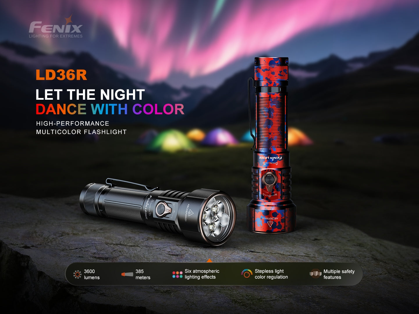 Fenix LD36R Flashlight with Adjustable Color Light – Longhorn Tactical