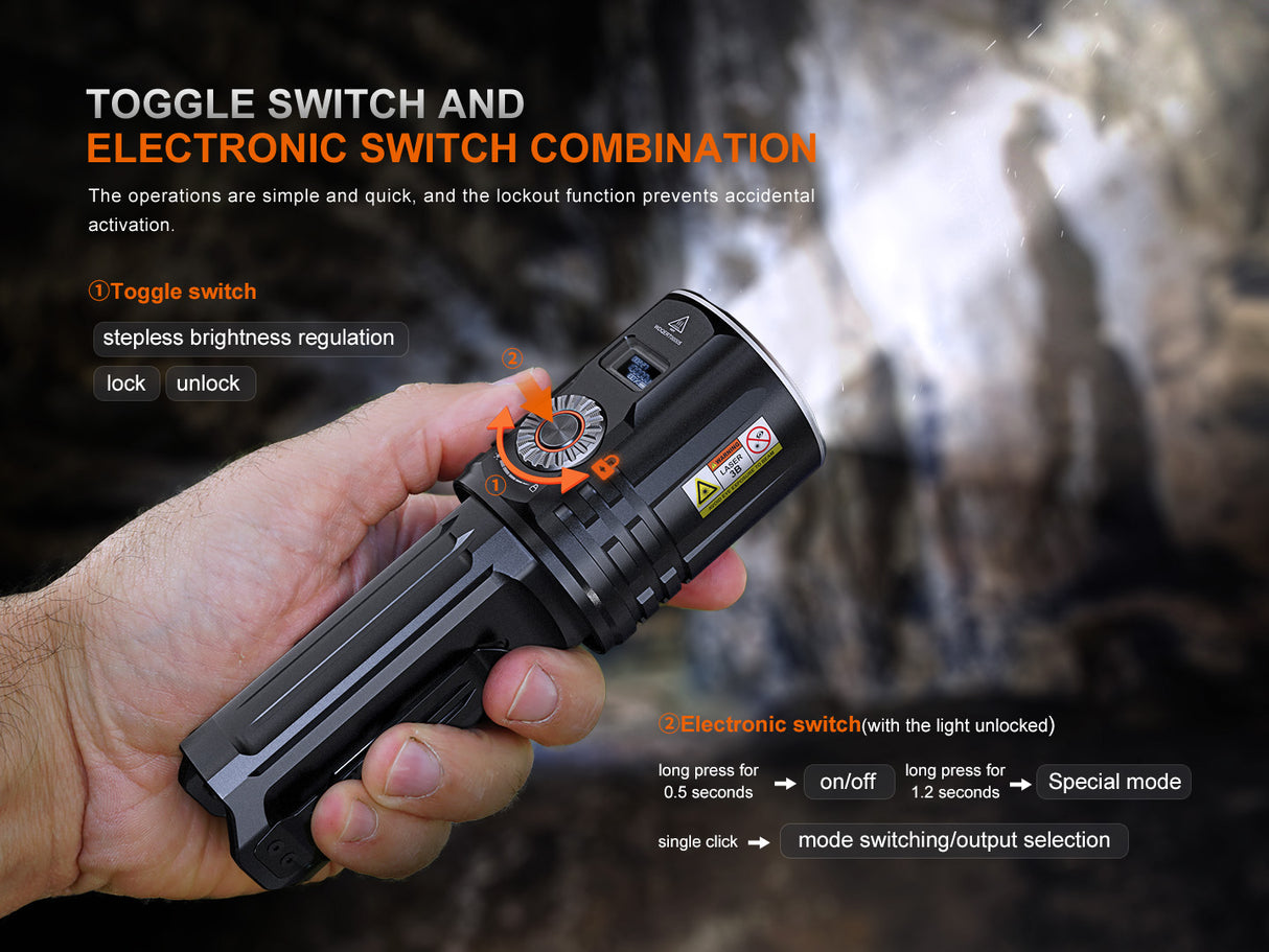 Fenix LR36R White Laser Searching Flashlight Fenix LR36R White Laser Searching Flashlight