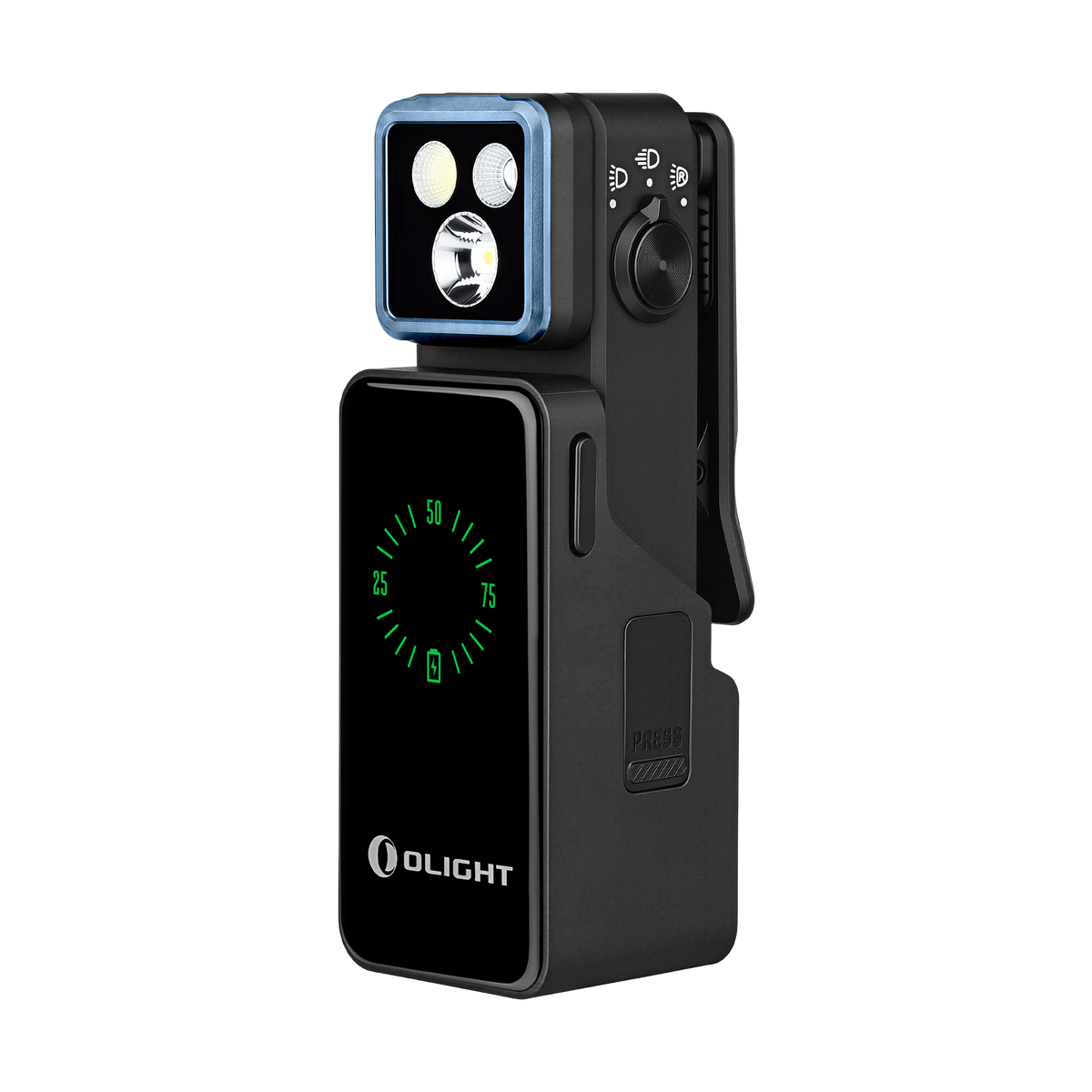 Olight Oclip 2 Pro 530 Lumen Multi-Function (Floodlight, Spotlight, Red Light) Rechargeable Clip-On Flashlight