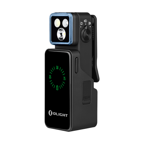 Olight Oclip 2 Pro 530 Lumen Multi-Function (Floodlight, Spotlight, Red Light) Rechargeable Clip-On Flashlight