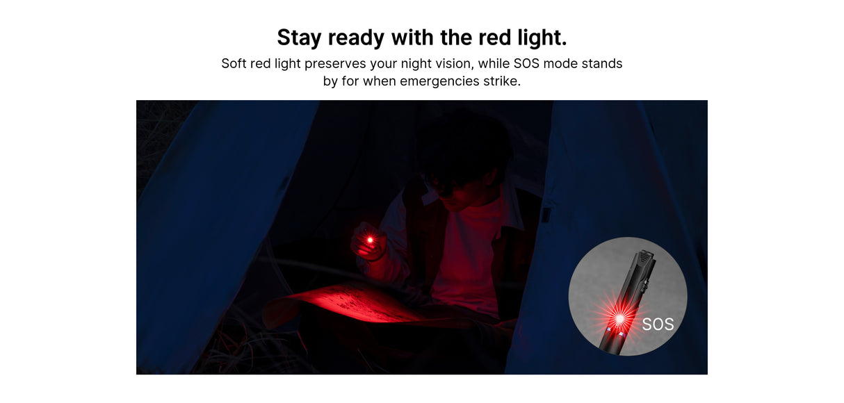 Olight O’Pen 3 EDC Pen with Tip and Clip Lights and Green Laser Pointer