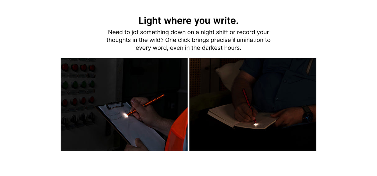 Olight O’Pen 3 EDC Pen with Tip and Clip Lights and Green Laser Pointer