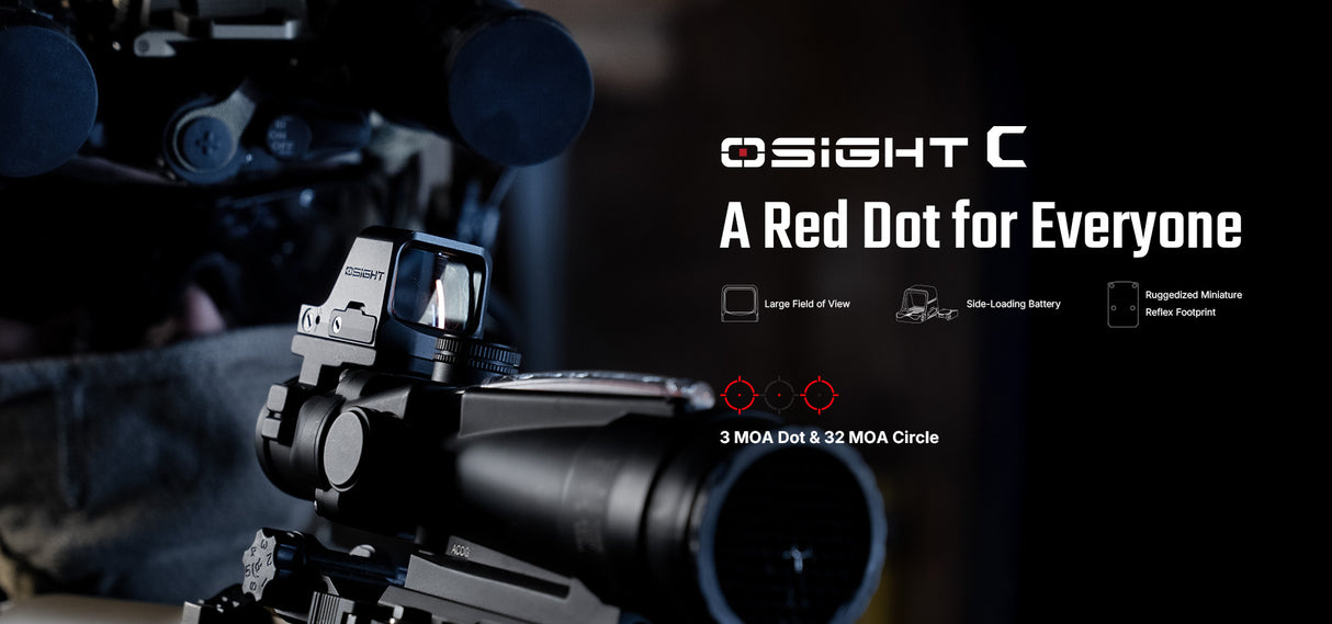 Olight Osight C 3 MOA Dot Sight with 32 MOA Circle