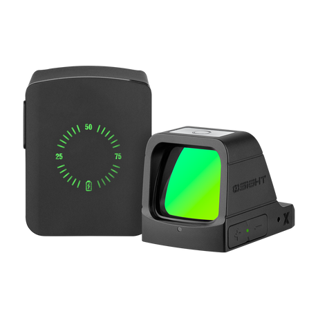 Olight Osight X 3 MOA Dot Sight with 32 MOA Circle with Magnetic USB-C Rechargeable Charging Cover