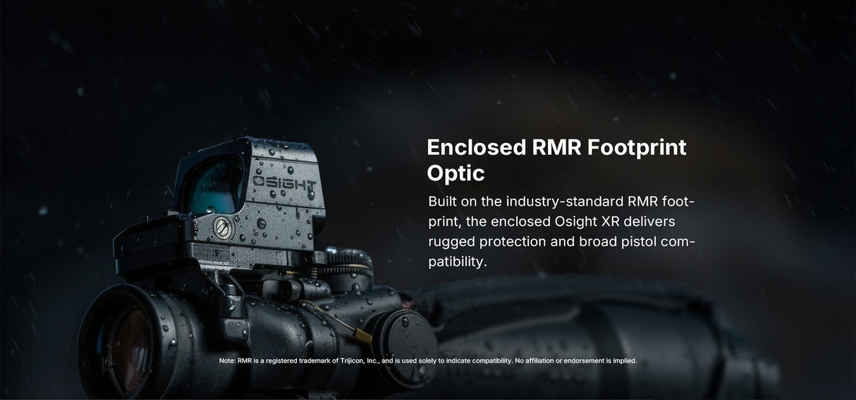 Olight Osight XR Multi-Reticle Enclosed Pistol Optic