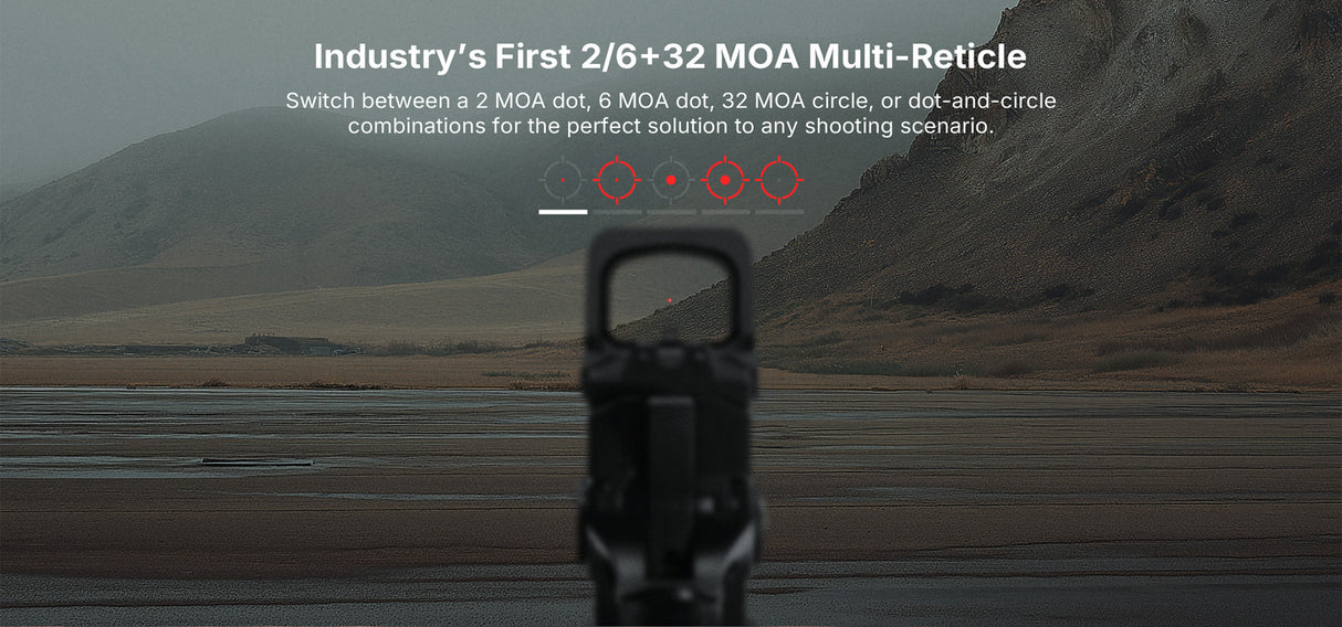 Olight Osight XR Multi-Reticle Enclosed Pistol Optic