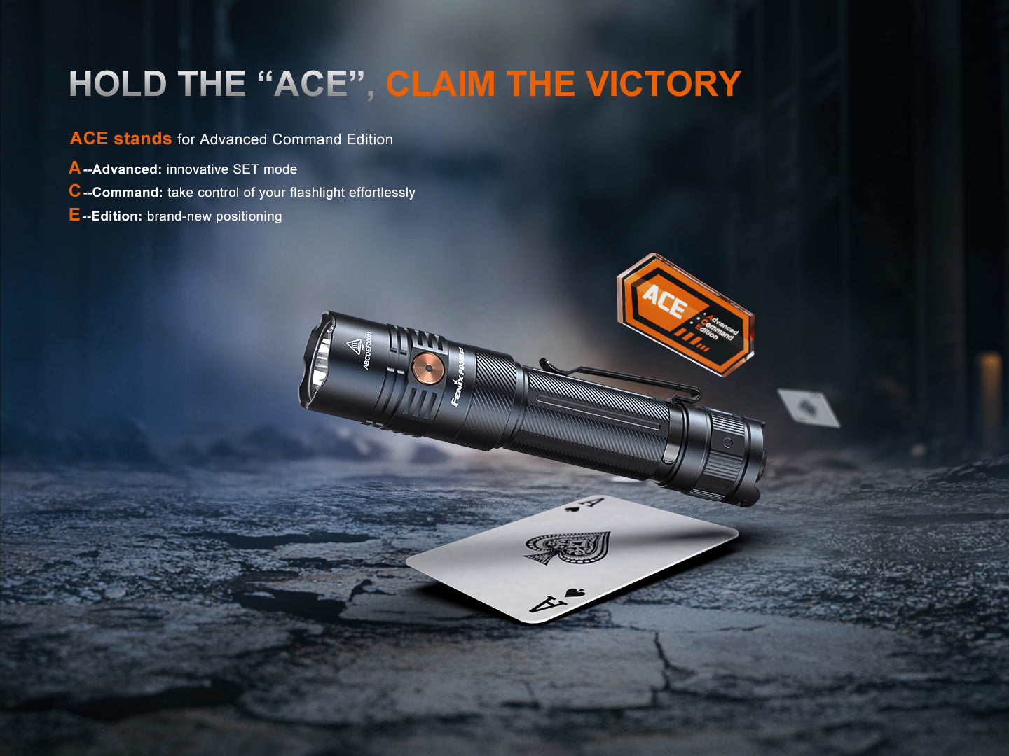 Fenix PD36R ACE 3000 Lumens Multi-Mode Rechargeable Tactical