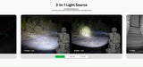 Olight PL X GL 1200 Lumen Rechargeable Mountable Flashlight with Green Laser