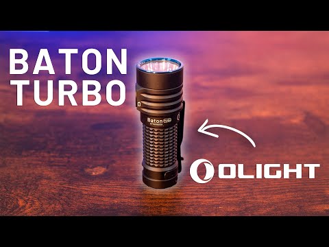 Olight Baton Turbo 1000 Lumen Long Throwing Rechargeable EDC Flashlight