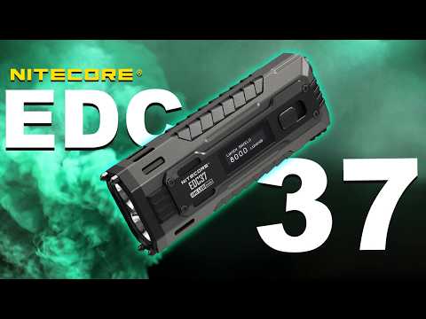 Nitecore EDC37 8000 Lumen USB-C Rechargeable Flat EDC Flashlight