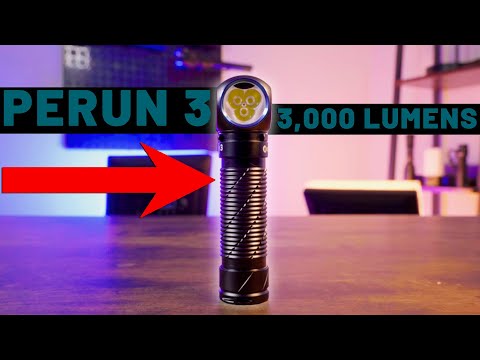 olight flashlight headlamp Olight Perun 3 Headlamp 3000 Lumens White Light and Red Light