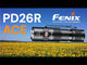 Fenix PD26R ACE 1300 Lumen Custom Mode Set Rechargeable EDC Flashlight