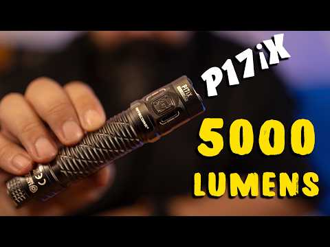 Nitecore P17iX Compact 5000 Lumen Tactical Flashlight with Customizable Controls