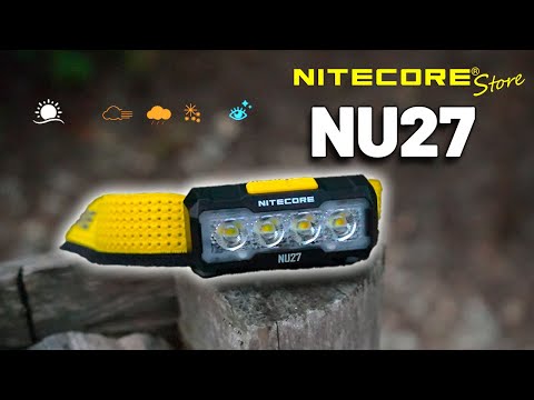 Nitecore NU27 600 Lumen USB-C Rechargeable Multi-Temperature Outdoor Headlamp