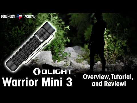 Olight Warrior Mini 3 1750 lumen rechargeable flashlight