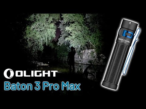 Olight Baton 3 Pro Max 2500 Lumen Cool White Rechargeable EDC Flashlight