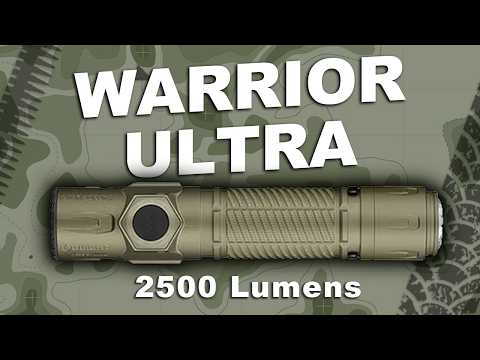 Olight Warrior Ultra 2500 Lumen Rechargeable Tactical Flashlight