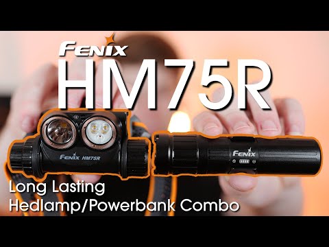 Fenix HM75R 1600 Lumen USB-C Rechargeable Headlamp with Extra Long