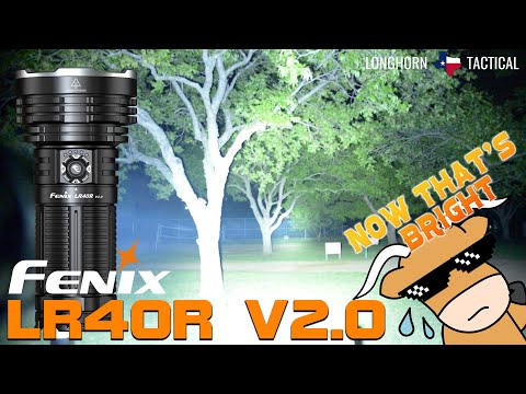 Fenix LR40R V2.0 15,000 Lumen Super Bright Rechargeable Flashlight