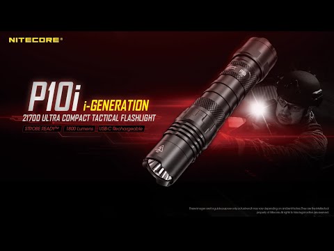 NITECORE P10i 1800 Lumen USB-C Rechargeable Flashlight