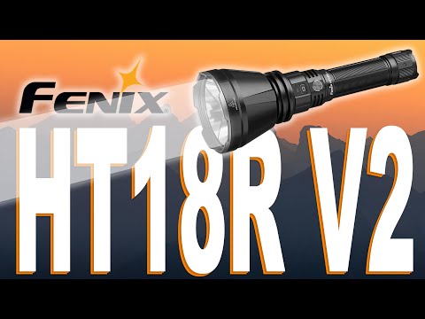 Fenix HT18R V2.0 3700 Lumen Long Range Rechargeable Tactical Flashlight