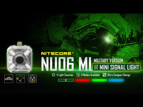 NU06 MI Red Green Blue IR Infrared Signal and Safety Light