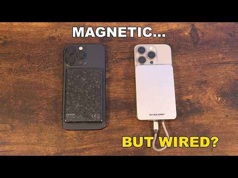 Nitecore POCKET 5 Magnetic Power Bank with Built-In Cable