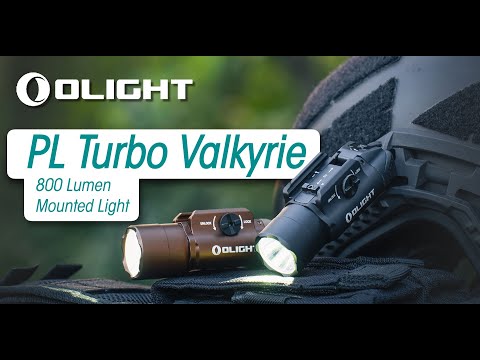 Olight PL Turbo Valkyrie 800 lumen Long Range Rail Mount Flashlight