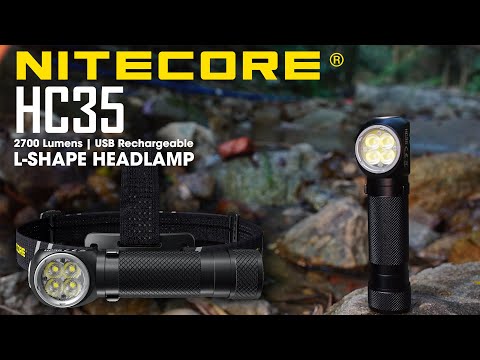 NITECORE HC35 2700 Lumen USB Rechargeable 21700 Headlamp