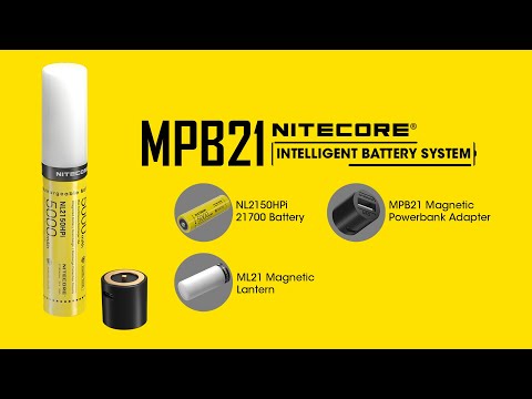 NITECORE Intelligent 21700 Battery System - MPB21 Kit with Lantern and Charger