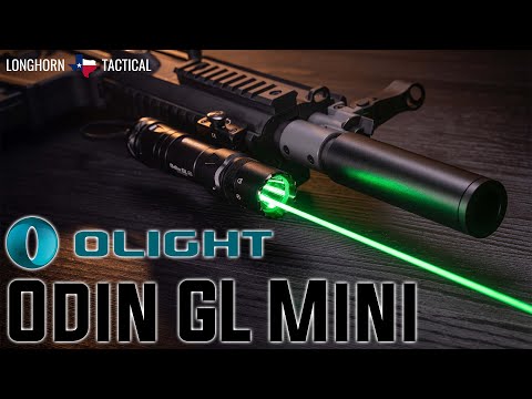 Olight Odin GL Mini 1000 Lumen Rechargeable Rail Mount Flashlight Green Beam Combo