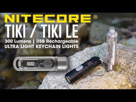 Nitecore TIKI 300 Lumen USB-C Rechargeable Keychain Flashlight