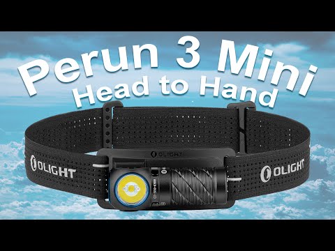 Olight Perun 3 Mini 1250 Lumen Compact Right-Angle Headlamp