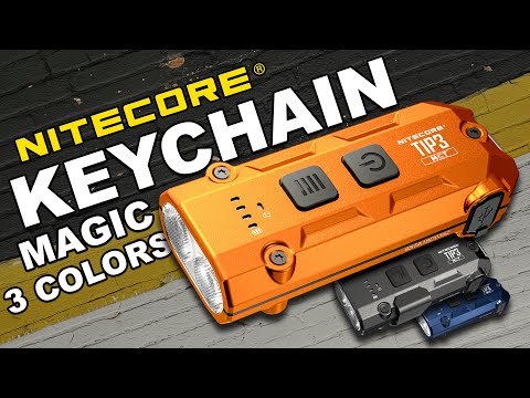 Nitecore TIP3 720-Lumen Keychain Flashlight | Triple Color Light