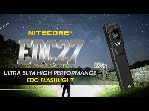 Nitecore EDC27 3000 Lumen Ultra Slim Flat EDC Flashlight