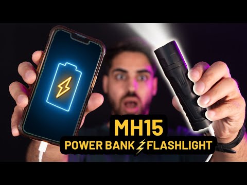 Nitecore MH15 2000 lumen 2-in-1 Rechargeable Flashlight & Power Bank