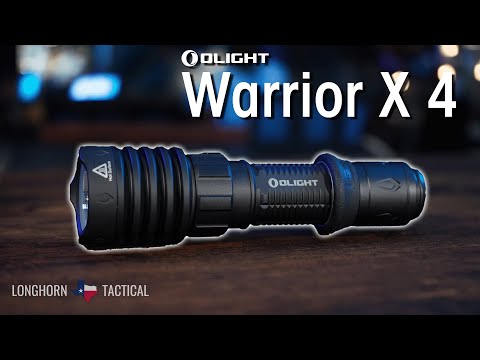 Olight Warrior X 4 2600 Lumen USB-C Rechargeable Long Throw Flashlight