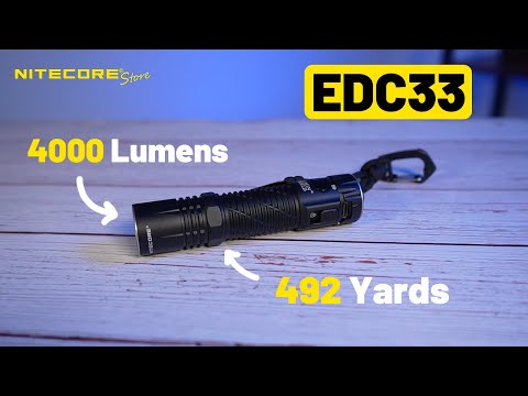 Nitecore EDC33 4000 Lumen Rechargeable EDC Flashlight