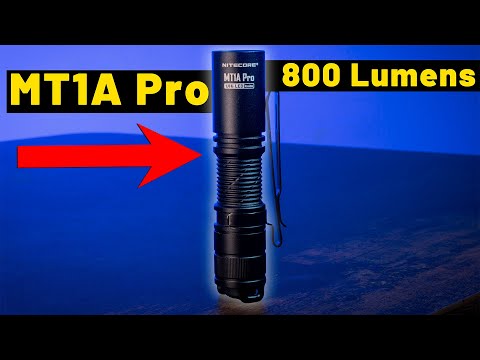 800 lumen rechargeable flashlight Nitecore MT1A Pro 800 Lumen Rechargeable EDC Flashlight