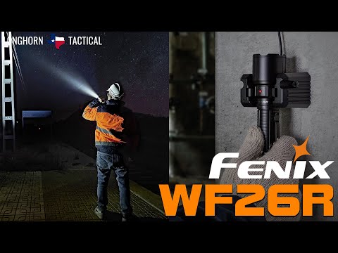 Fenix WF26R 3000 Lumen Police Flashlight with Charging Cradle