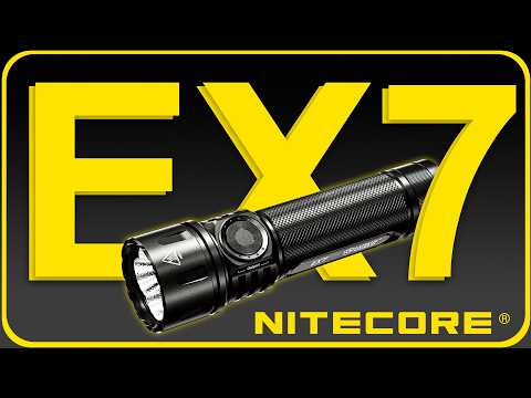 Nitecore EX7 6000 Lumen High Performance Rechargeable Flashlight