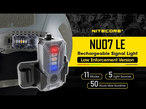 Nitecore NU07 LE 5-Color Signal Light for Helmet or Molle